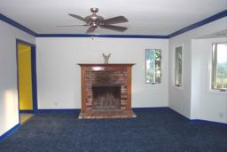 New carpet, new ceiling fan