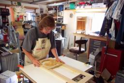 Routing the clock face circle