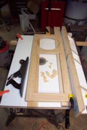 Planing the door to size